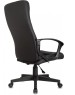 Кресло компьютерное БЮРОКРАТ Кресло руководителя CH-480LT, экокожа, до 120кг, черный