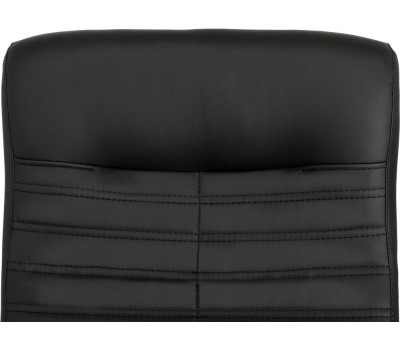 Кресло компьютерное БЮРОКРАТ Кресло руководителя CH-480LT, экокожа, до 120кг, черный