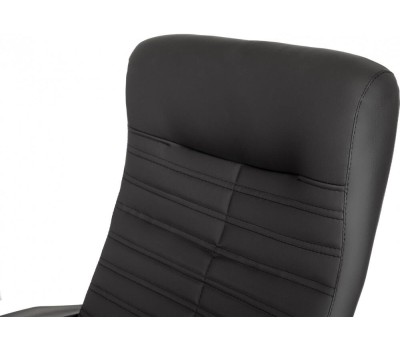 Кресло компьютерное БЮРОКРАТ Кресло руководителя CH-480LT, экокожа, до 120кг, черный
