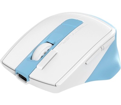 A4TECH Мышь беспроводная Fstyler FG45CS Air2, радио, оптическая, USB, 2000dpi, голубой и белый [fg45cs air2 usb (icy blue)]
