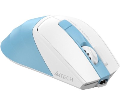 A4TECH Мышь беспроводная Fstyler FG45CS Air2, радио, оптическая, USB, 2000dpi, голубой и белый [fg45cs air2 usb (icy blue)]