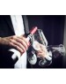 CASO Винный шкаф однокамерный WineComfort 38 вместимость: 38 бутылок, нержавеющая сталь/черный