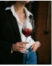 CASO Винный шкаф однокамерный WineComfort 38 вместимость: 38 бутылок, нержавеющая сталь/черный