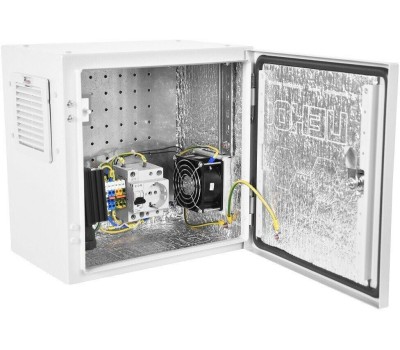 ЦМО Шкаф монтажный Эконом ШТВ-НЭ-3.3.21-3ВВА-Т1 настенный, стальная передняя дверь, 300x300x210 мм