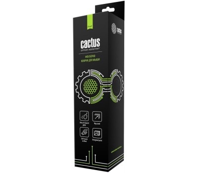 Коврик CACTUS Коврик для мыши Black черный, ткань, 900х400х2мм [cs-mpc-pro02хxl]