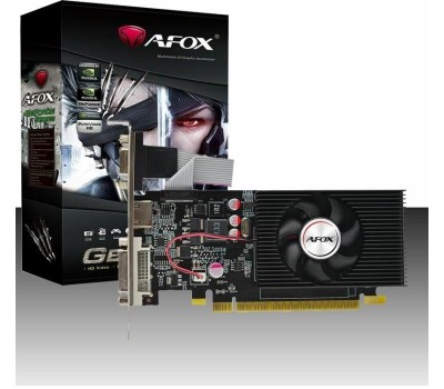 Видеокарта AFOX Видеокарта GT730 2GB DDR3 128bit DVI HDMI 1FAN LP RTL {30} (780766)