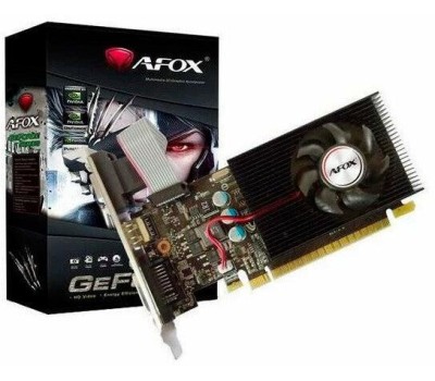 Видеокарта AFOX Видеокарта GT730 2GB DDR3 128bit DVI HDMI 1FAN LP RTL {30} (780766)