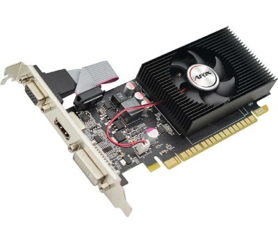 Видеокарта AFOX Видеокарта GT730 2GB DDR3 128bit DVI HDMI 1FAN LP RTL {30} (780766)