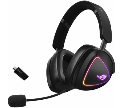 ASUS Гарнитура A701 ROG DELTA II BLK 318g 20 - 20000Hz 3,5mm 2.4GHz BT