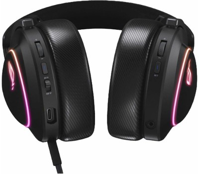 ASUS Гарнитура A701 ROG DELTA II BLK 318g 20 - 20000Hz 3,5mm 2.4GHz BT