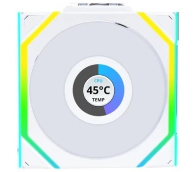 LIAN-LI Вентилятор Lian Li Uni Fan SL Wireless 120 120мм, 4-pin, 2000об/мин, 28.5 дБ, ARGB, белый, Ret [g99.12sl1w1w.r0]