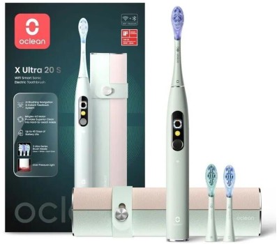 Зубная щетка электрическая OCLEAN Электрическая зубная щетка X Ultra 20 Set, зеленый