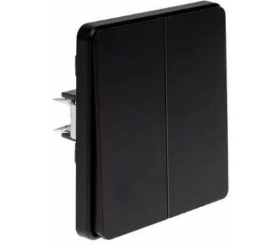 KRANZ Выключатель ROUND 2 кл перекрестный (переключатель) 10А с/у оникс