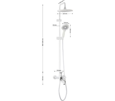 FABIA - Смеситель + стойка душевая 