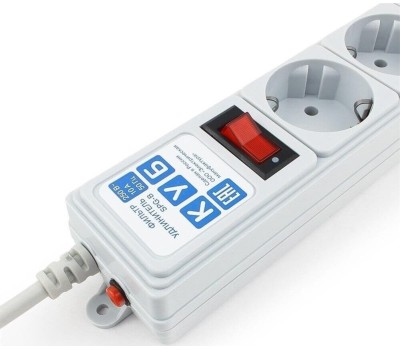 Сетевой фильтр POWER CUBE (00391) SPG-B-10 , 5роз - 3м - серый