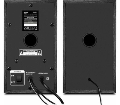 Акустика SVEN SPS-619 черный/серебро