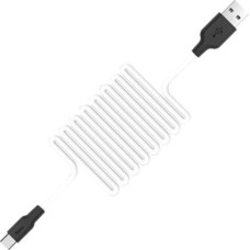 Кабель HOCO (6957531071402) X21 USB (m) - Type-C (m) 1.0m - белый/черный