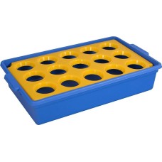 MULTIDOM Лоток для проращивания лука. 15 ячеек. Размер 38х23,5х8,5см. 2 предмета БМ83-274