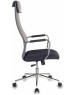 БЮРОКРАТ Кресло руководителя KB-9N, на колесиках, сетка/ткань, серый [kb-9n/dg/tw-12]