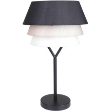 Светильник ESCADA 10187/T E27*60W Black/Beige/White