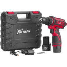 Дрель-шуруповерт MTX Дрель-шуруповерт аккумуляторная CDS-12, Li-Ion, 12 В//