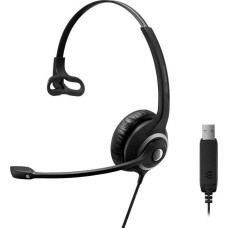 EPOS Гарнитура Sennheiser SC 230 USB, для контактных центров, накладные, проводные, моно, черный [1000516]