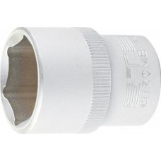 Головка торцевая STELS Головка торцевая, 24 мм, шестигранная, CrV, под квадрат 1/2 13835