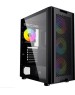 Powercase Alisio Micro X4B V2, Tempered Glass, 4х 120mm ARGB fans, ARGB HUB, чёрный, mATX (CAMCXB-A4)