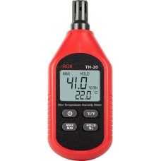 RGK Термогигрометр портативный TH-20, красный/ черный [776486]