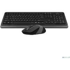A4TECH Комплект кл-ра+мышь беспров. Fstyler FG1010S black/grey USB (FG1010S GREY)