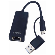 DIGMA Сетевой адаптер 2.5G Ethernet DLA-GTUC01 USB 3.0