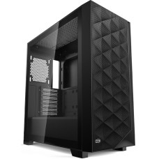 PCCOOLER Корпус ATX C3D510 BK ARGB, Midi-Tower, без БП, черный [c3d510-bkp3-gl]