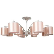 HIPER Люстра Peach H161-0, 12 х 40 Вт, розовый/серебро