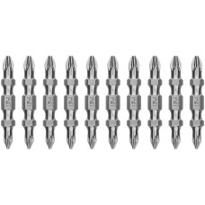 GROSS Бита двухстор., PZ2-PZ1х45мм, сталь S2, 10шт. 112010