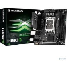 Материнская плата MAXSUN MS-Challenger H610ITX 2LAN V3 (Socket 1700, mini-ITX, 2*DDR4, 2*HDMI/DP, 4*SATA3, 2*M.2, 1xPCI-E x16, 3*USB 2.0, 2*USB 3.2 Gen1, LAN 2*2.5G, RTL)