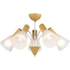 ESCADA Светильник на штанге 1131/5P E14*40W White/Wood