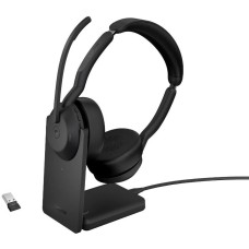 JABRA Беспроводная гарнитура Evolve2 55, Link380а MS Stereo Stand