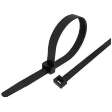 REXANT Стяжка пластиковая 87-1302 300x4.8мм (упак:100шт) нейлон внешний (-60/+85) черный