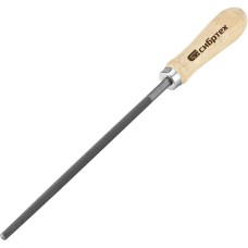 СИБРТЕХ Напильник круглый, 200 мм, деревянная ручка 16126