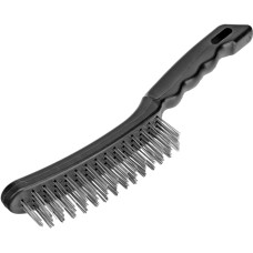 SPARTA Щетка четырехрядная металлическая с пластмассовой ручкой 748665