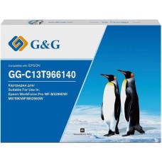 Картридж струйный G&G Картридж струйный GG-C13T966140 T9661 черный (40000стр.) (795мл) для Epson WorkForce Pro WF-M5299DW/M5799DWF/M5298DW