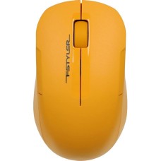 A4TECH Мышь Fstyler FG15CS Air2 желтый оптическая 1200dpi silent беспров. USB для ноутбука 3but