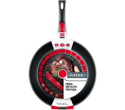 Сковорода НЕВА МЕТАЛЛ ПОСУДА 6020 д.20 съем. руч.