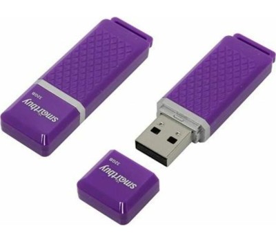 флешка SMARTBUY (SB32GBQZ-V) 32GB QUARTZ SERIES VIOLET