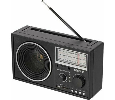 Радиоприемник ЭФИР 13 УКВ 64-108МГц, бат. 4*R20, 220V, USB/SD/microSD/AUX