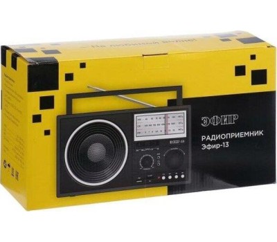 Радиоприемник ЭФИР 13 УКВ 64-108МГц, бат. 4*R20, 220V, USB/SD/microSD/AUX