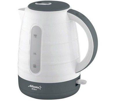 Чайник электрический ATLANTA ATH-2375 white (1,7л. пластик)