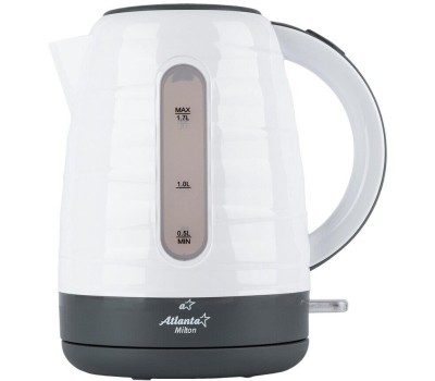 Чайник электрический ATLANTA ATH-2375 white (1,7л. пластик)