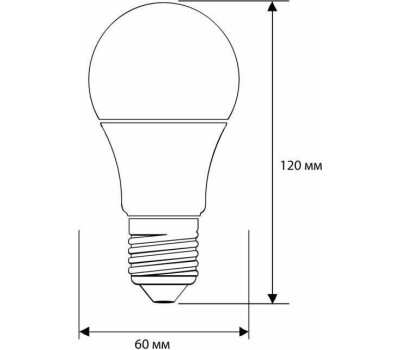 Лампа светодиодная CAMELION (12045) LED13-A60/830/E27