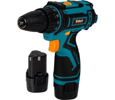 Аккумуляторная дрель BORT BAB-12X2LI-FD (2X1,5 AH)